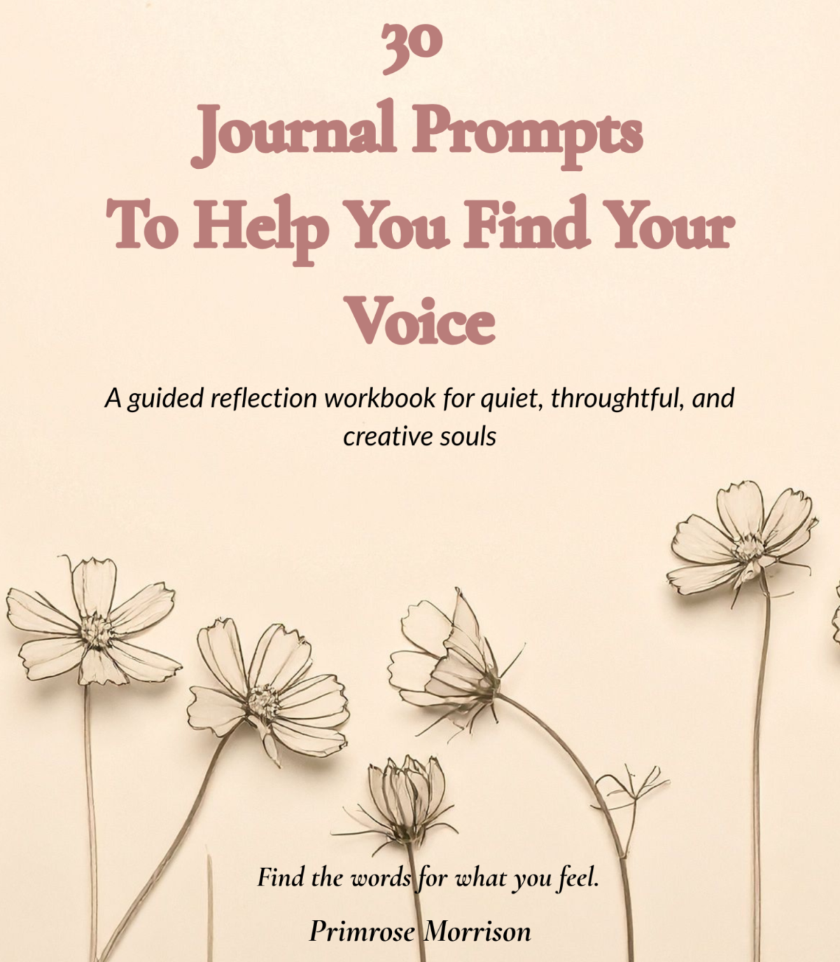 A guided reflection workbook for quiet, thoughtful, and creative souls