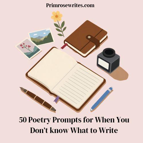 50 Poetry Prompts For When You Don't Know What to Write